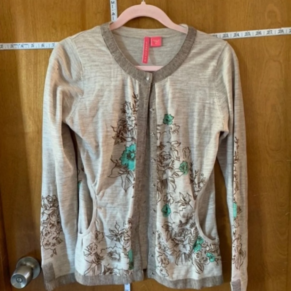 Anthropologie Charlotte Tarantola Cardigan